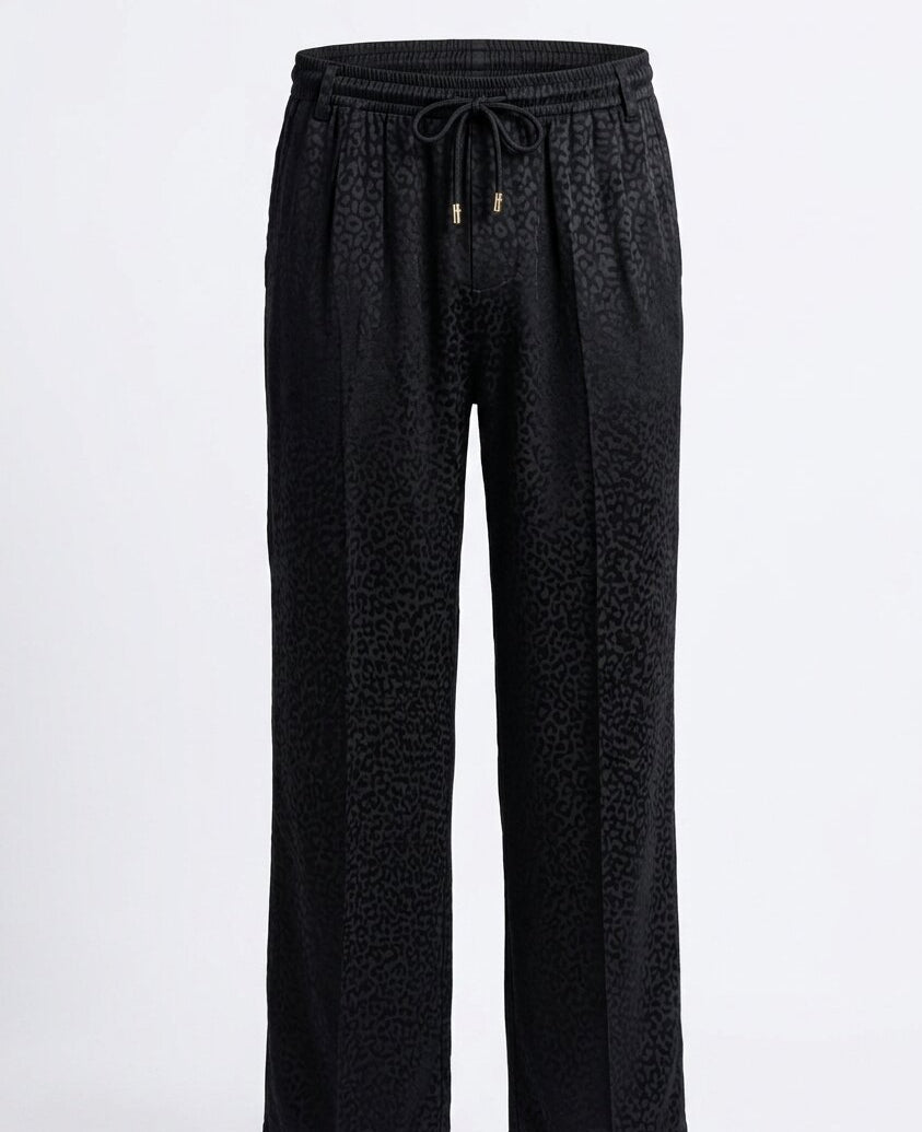 Black Panther Jacquard Pants - detail 3