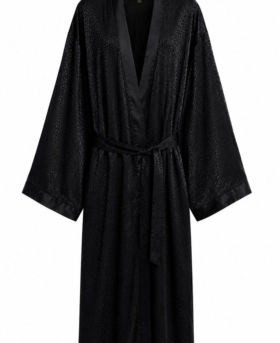 Black Panther Jacquard Kimono - detail 4
