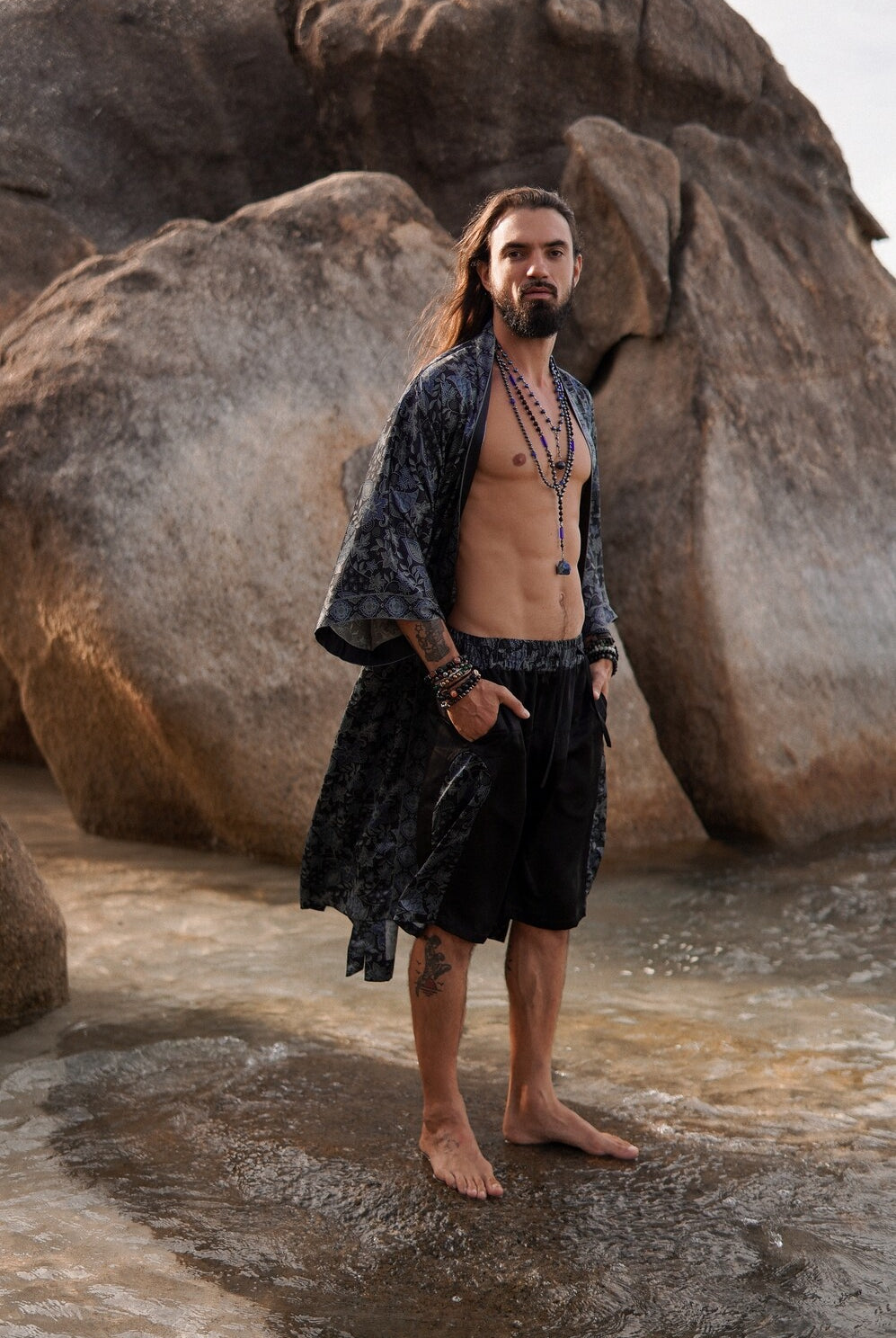 Men long kimono Moon - My Store