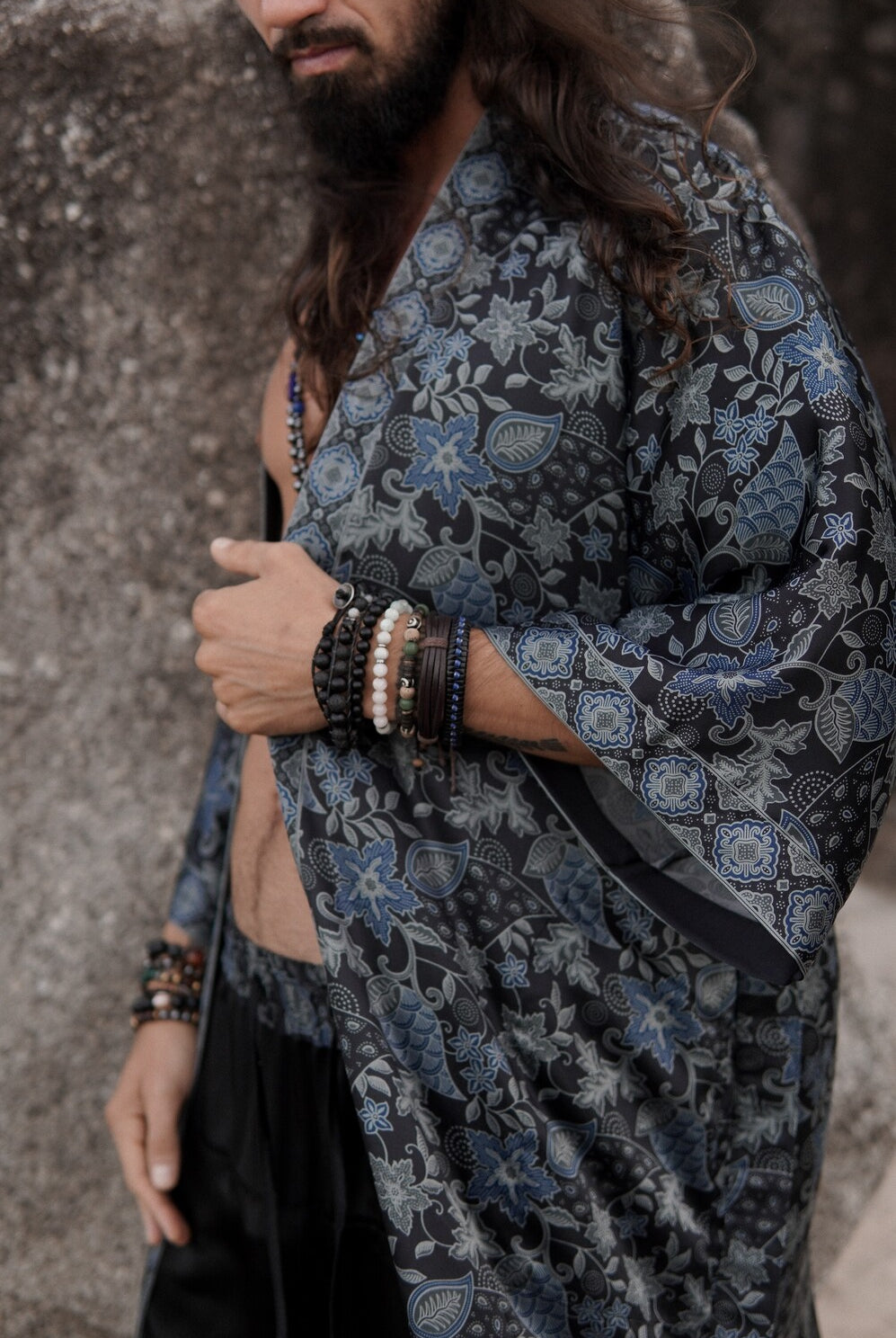 Men long kimono Moon - My Store