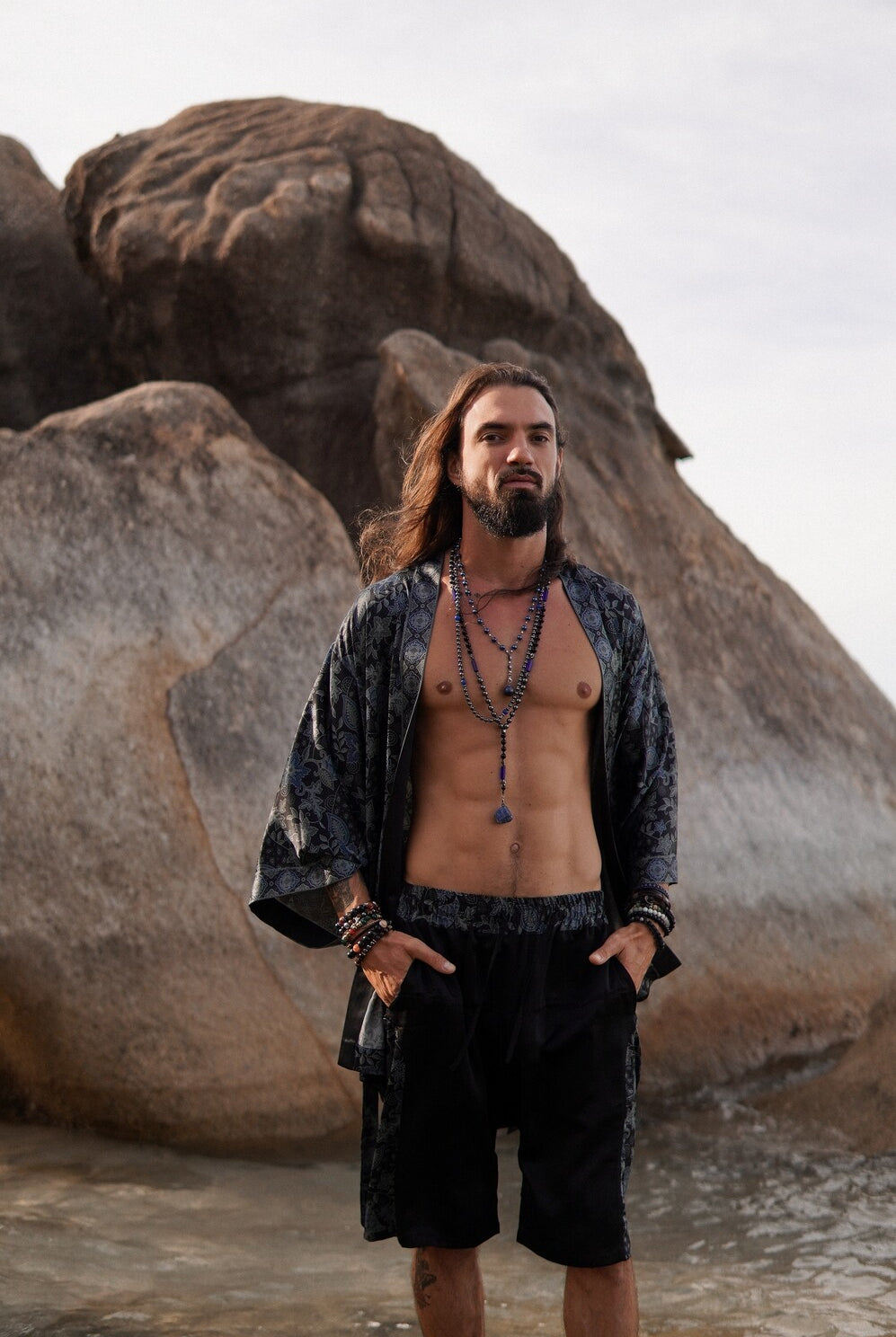 Men short kimono Moon - My Store