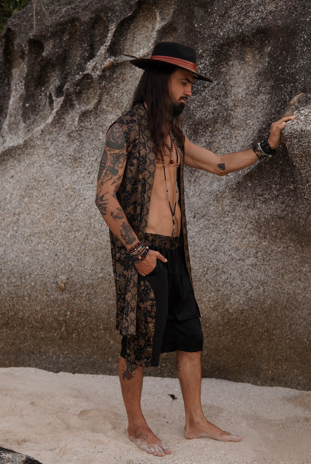 Sleeveless kimono Sun - My Store