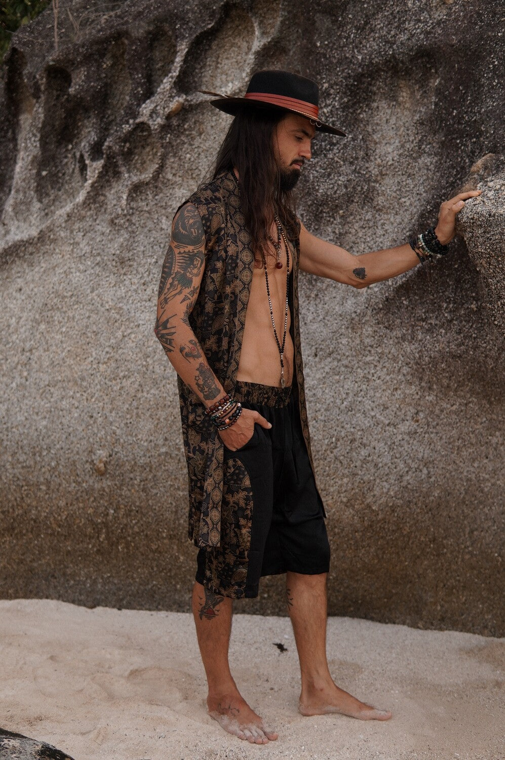 Sleeveless kimono Sun - My Store