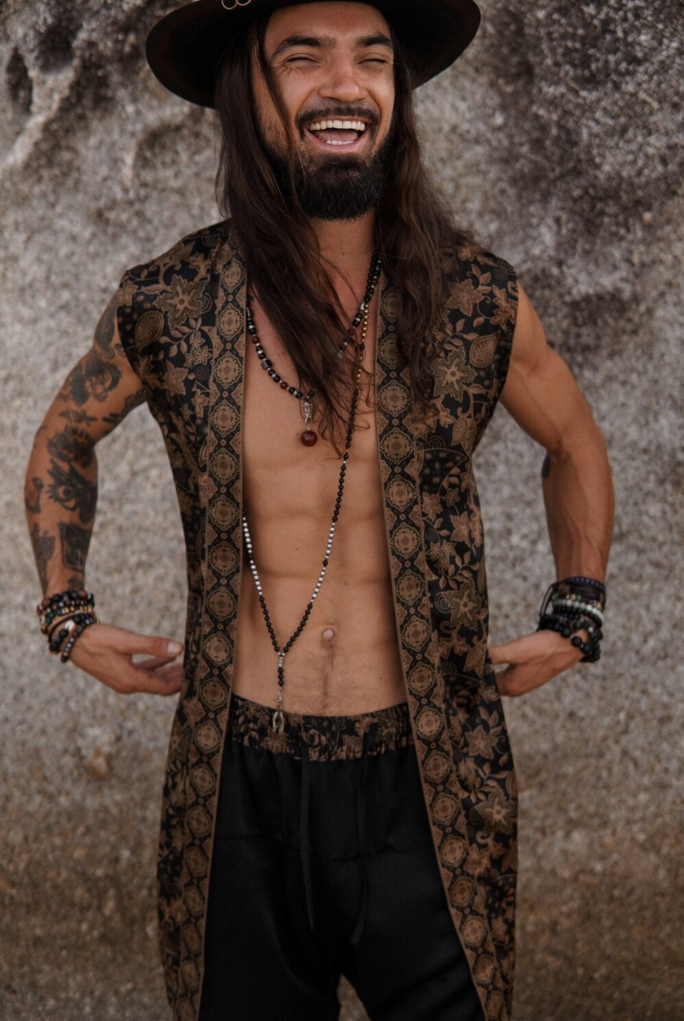 Sleeveless kimono Sun - My Store