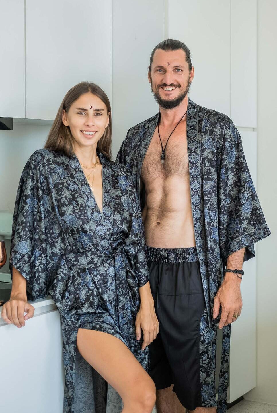 Couple's Kimono Set His and Hers Moon - My Store