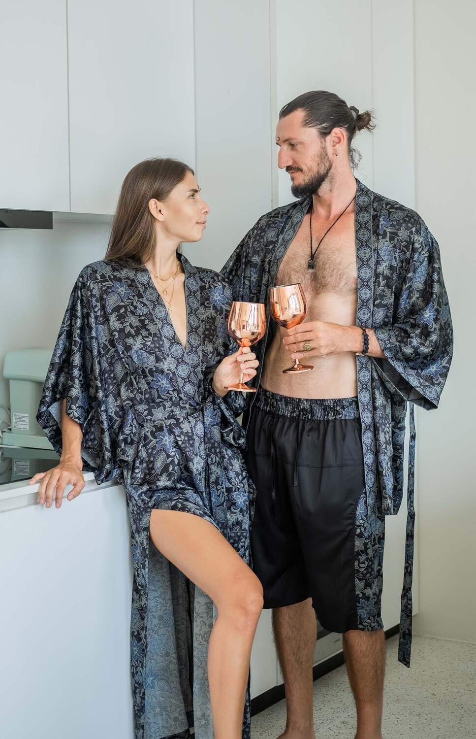 Couple's Kimono Set His and Hers Moon - My Store