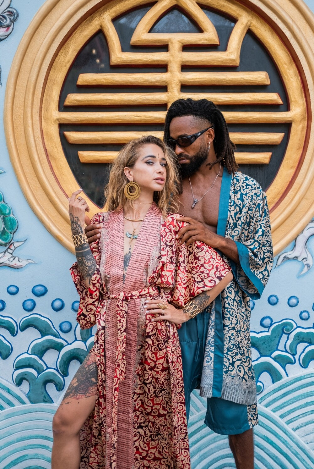 Women Long Fire Kimono – Eva Moon