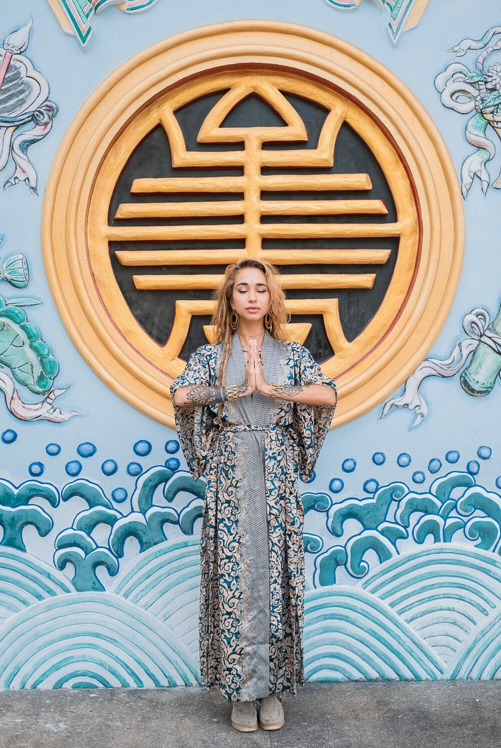 Women Long Ice Kimono – Eva Moon