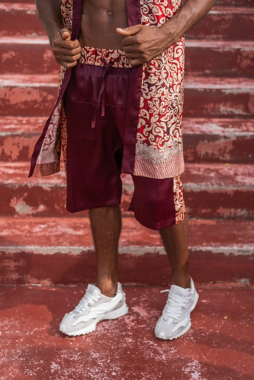 Sleeveless kimono fire - My Store