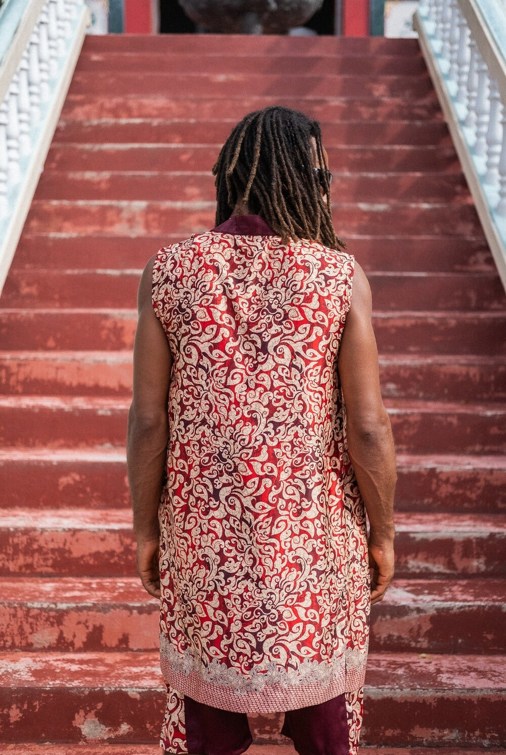 Sleeveless kimono fire - My Store