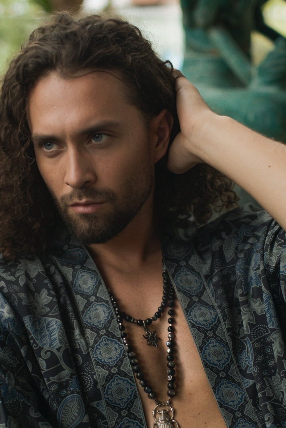 Men short kimono Moon - My Store