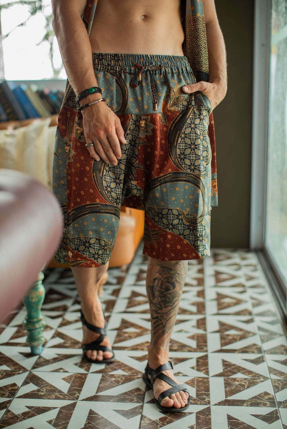 Couple's Silk Kimono Set His and Hers Grey&Brown – Eva Moon