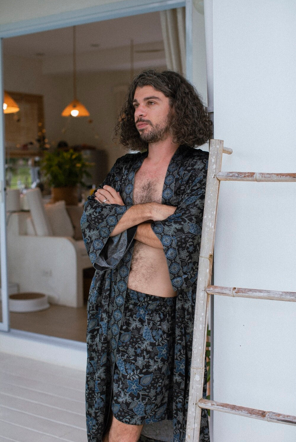Couple's Silk Kimono Set His and Hers Moon – Eva Moon