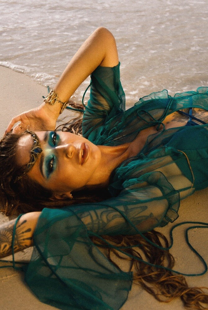 Mesh Dress Amour Ocean - My Store