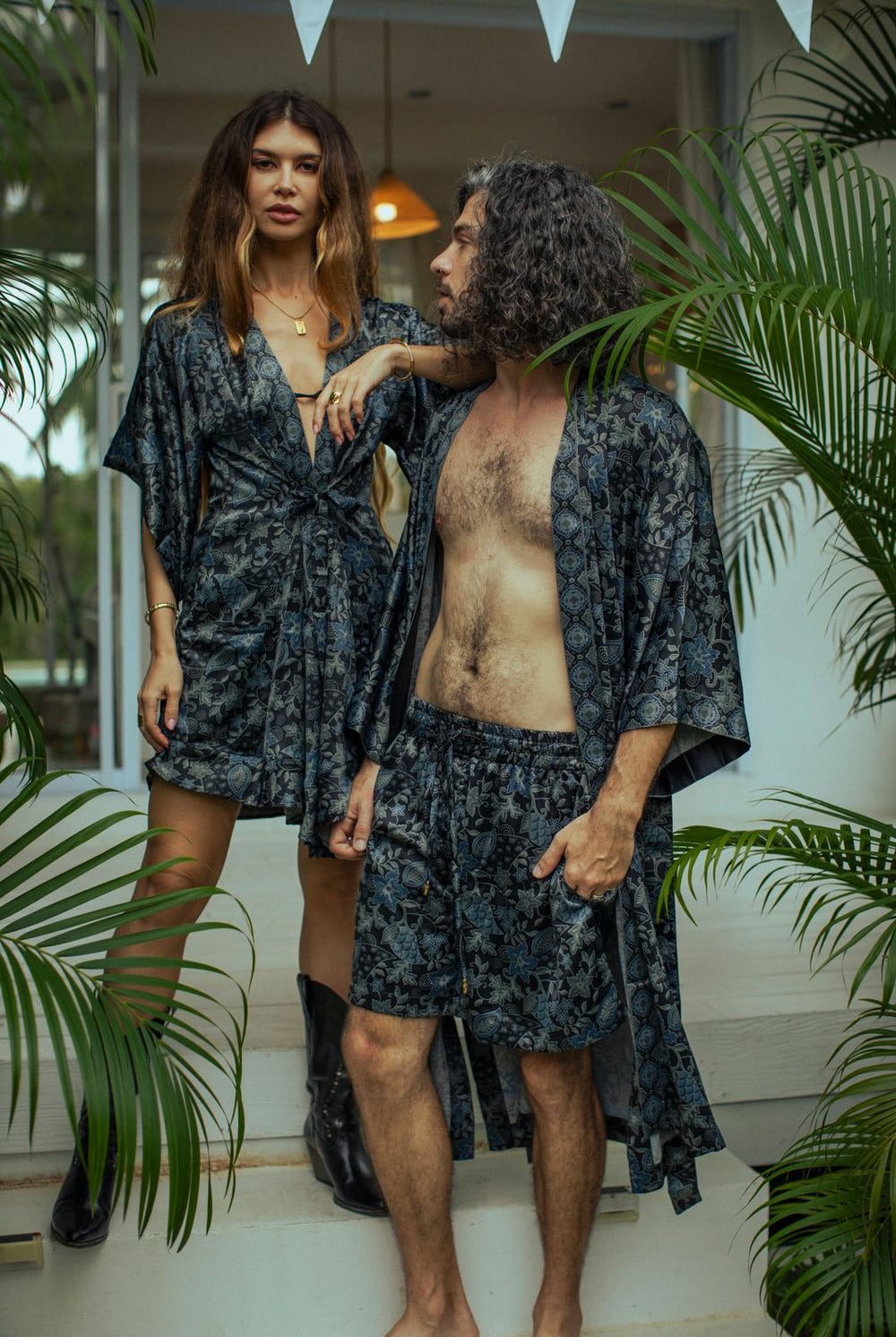 Men long kimono Moon - My Store