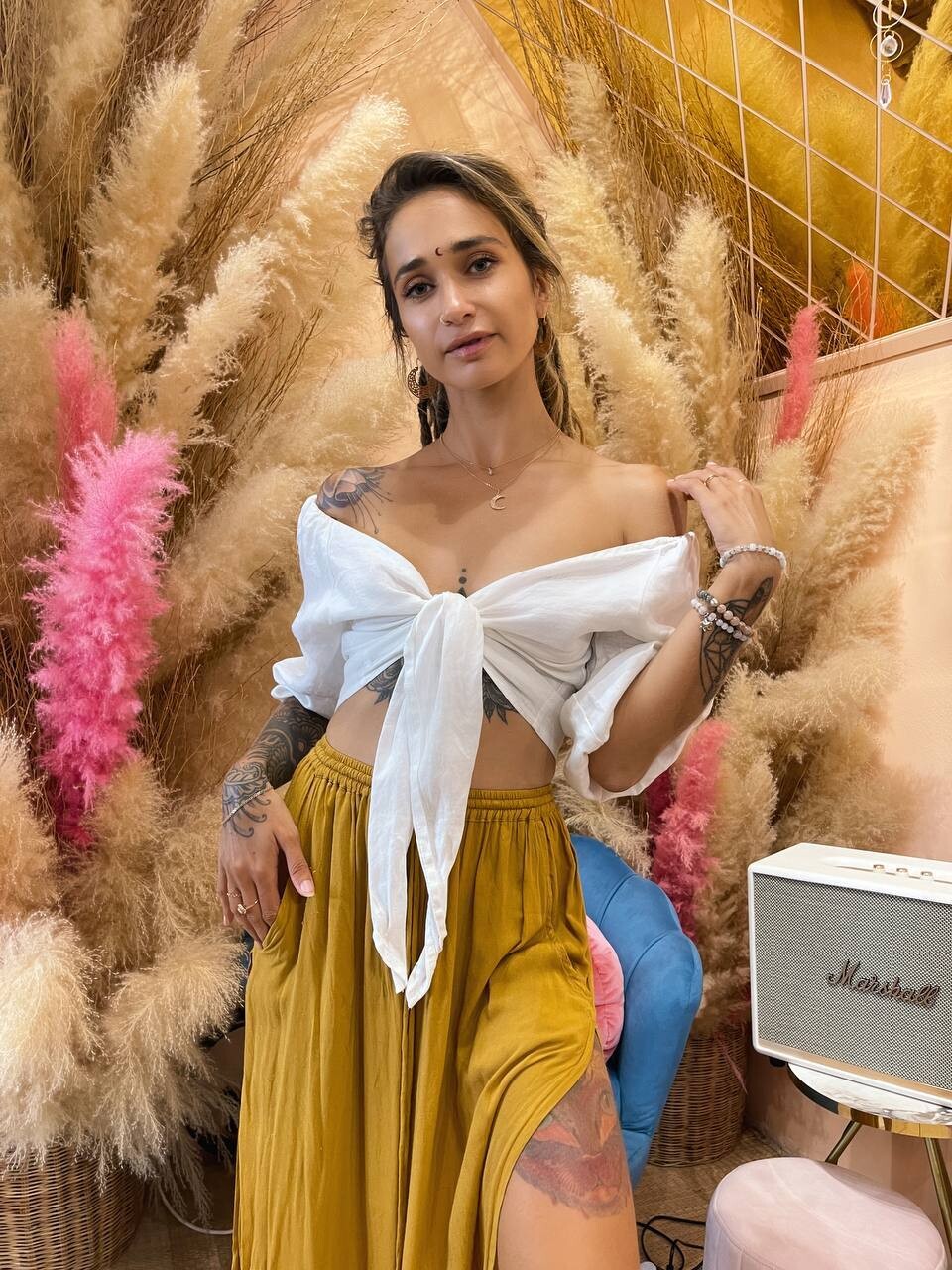 White Linen Top - My Store