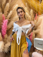 White Linen Top - My Store