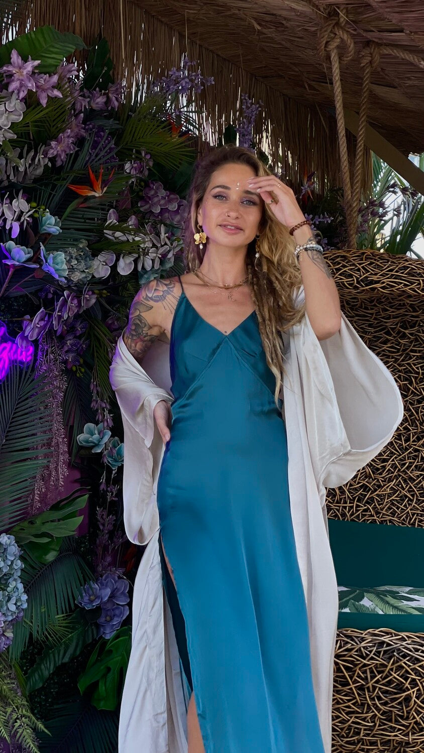 Sleep midi dress Deep Ocean - My Store