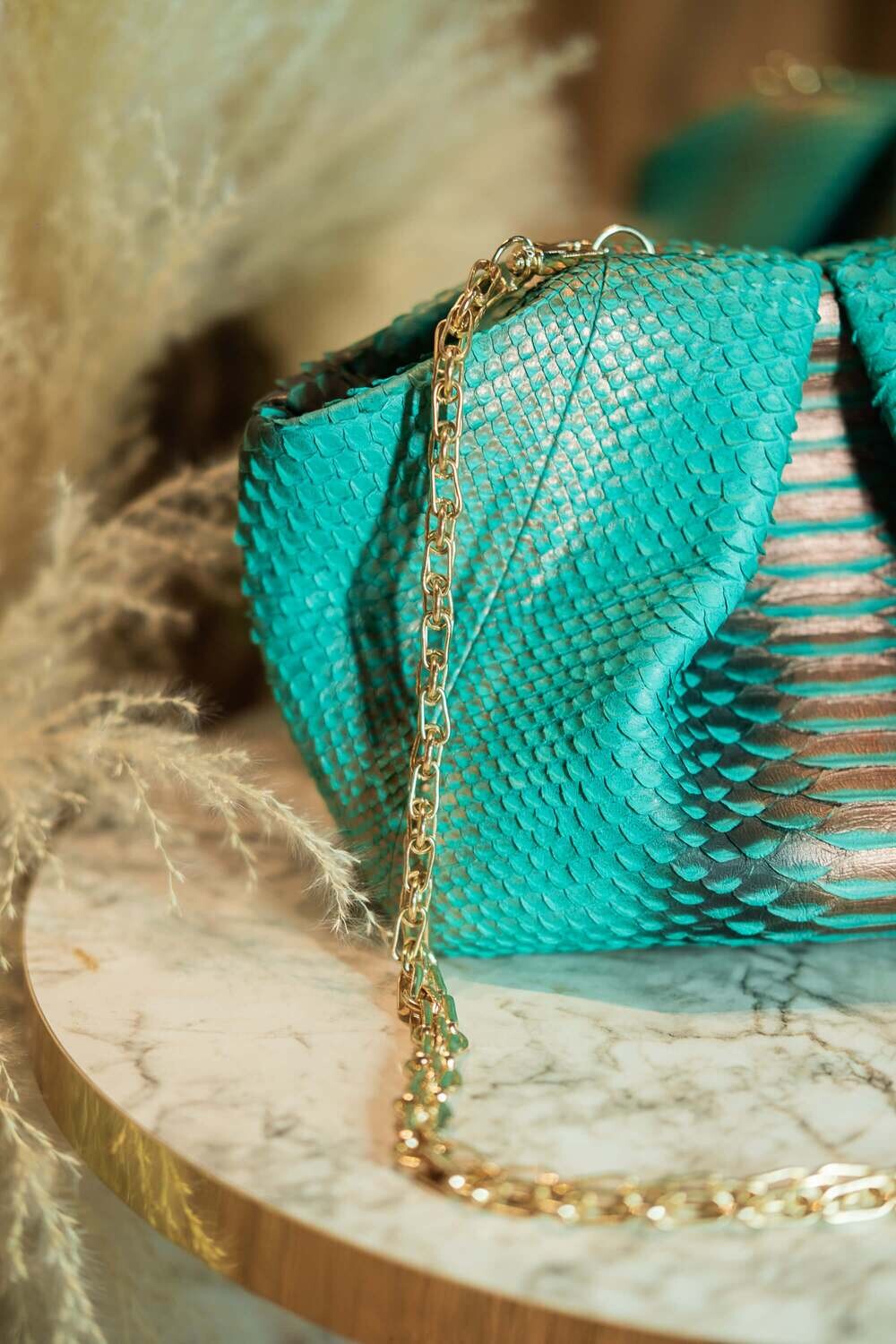 Snake bag Green&Gold - My Store