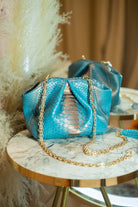 Snake bag Deep ocean&Gold - My Store