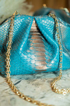 Snake bag Deep ocean&Gold - My Store