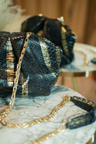 Snake bag Black&Gold - My Store