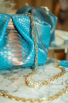 Snake bag Deep ocean&Gold - My Store