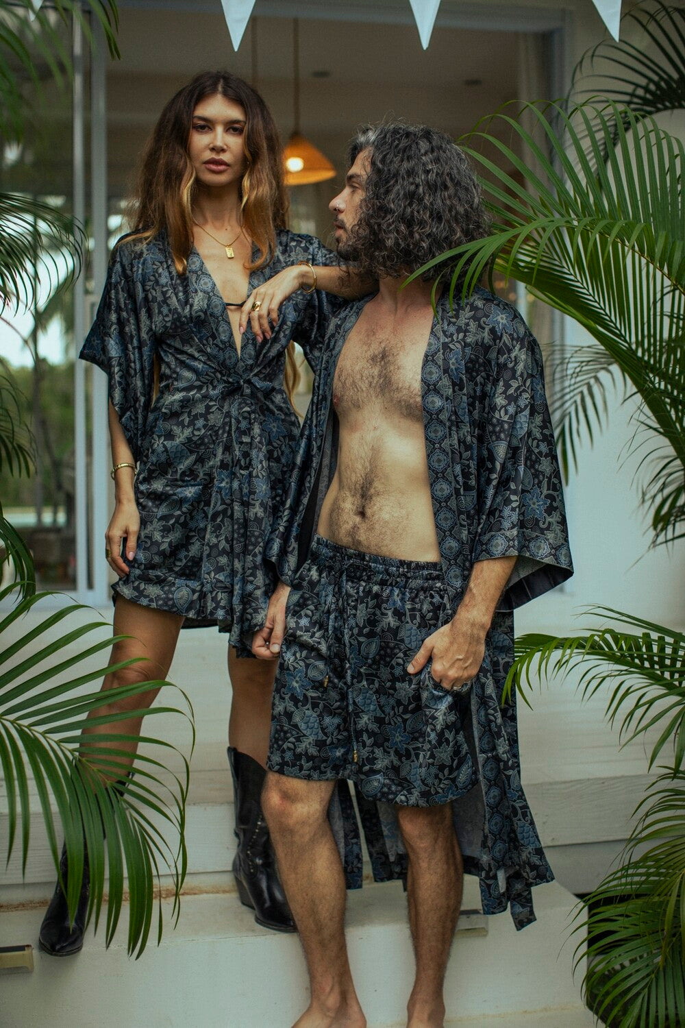 Couple's Kimono Set His and Hers Moon - My Store