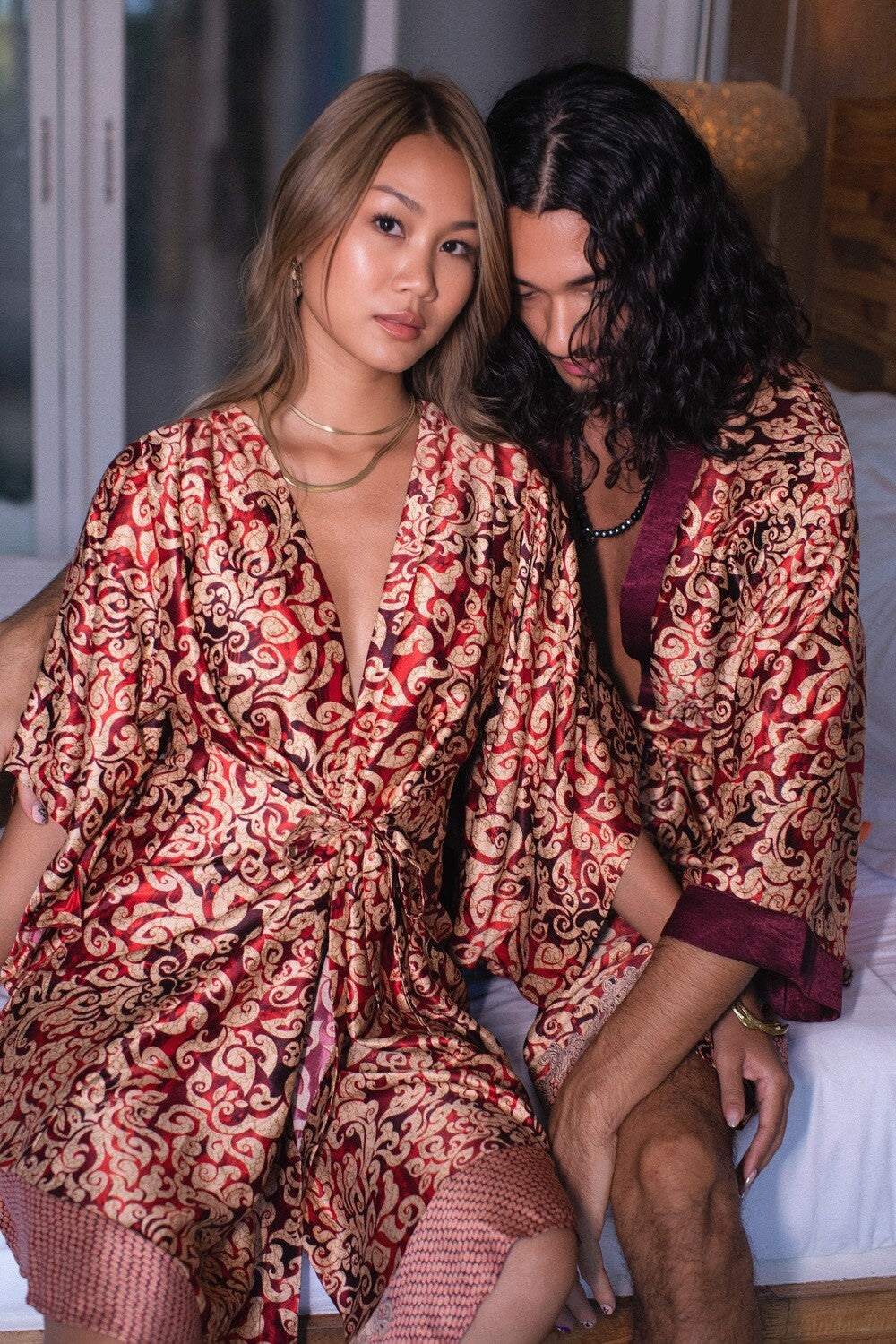 Couple's Kimono Set His and Hers Fire - My Store