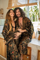 Couple's Kimono Set His and Hers Black&Gold - My Store