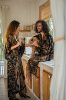 Couple's Kimono Set His and Hers Black&Gold - My Store