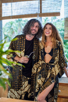 Couple's Kimono Set His and Hers Black&Ivory - My Store